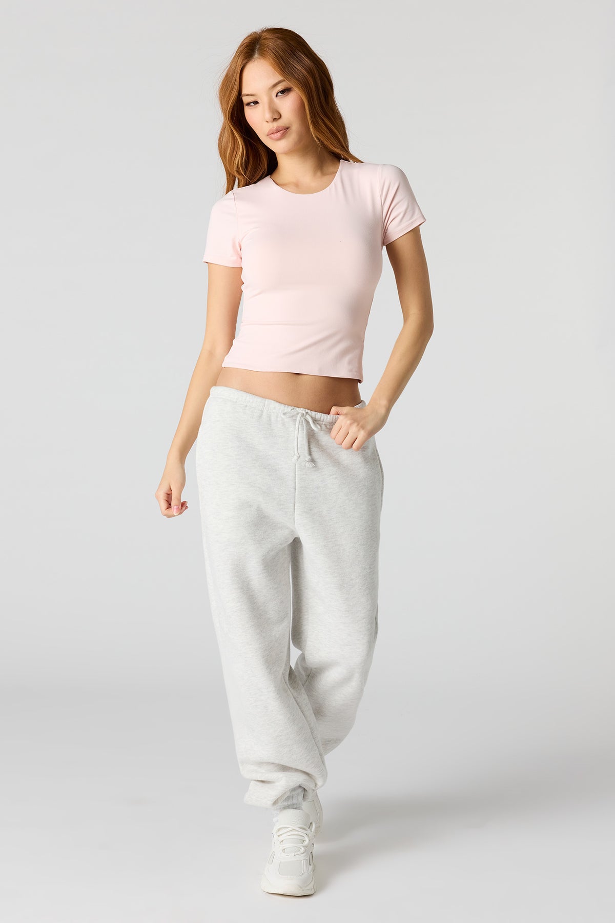 Alt View 3. Contour Classic T-Shirt - Light Pink