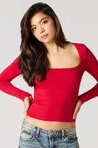 Contour Square Neck Classic Top