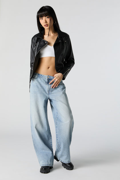 Low Rise Slouchy Oversized Jean