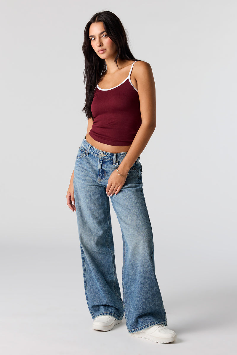 Jean baggy à taille basse