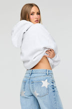 London Low Rise Graphic Super Baggy Jean