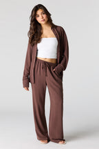 Pantalon fluide à jambe large