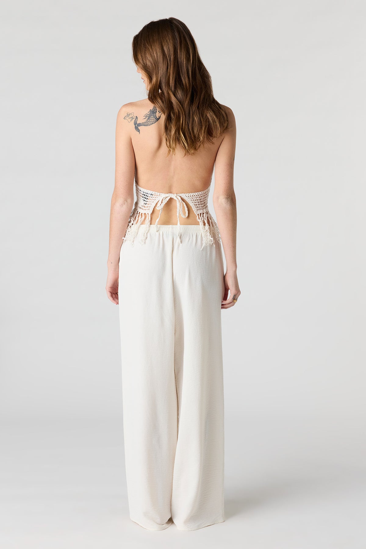 Alt View 12. Flowy Wide Leg Pant - Pink