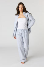 Pinstriped Wide Leg Pant