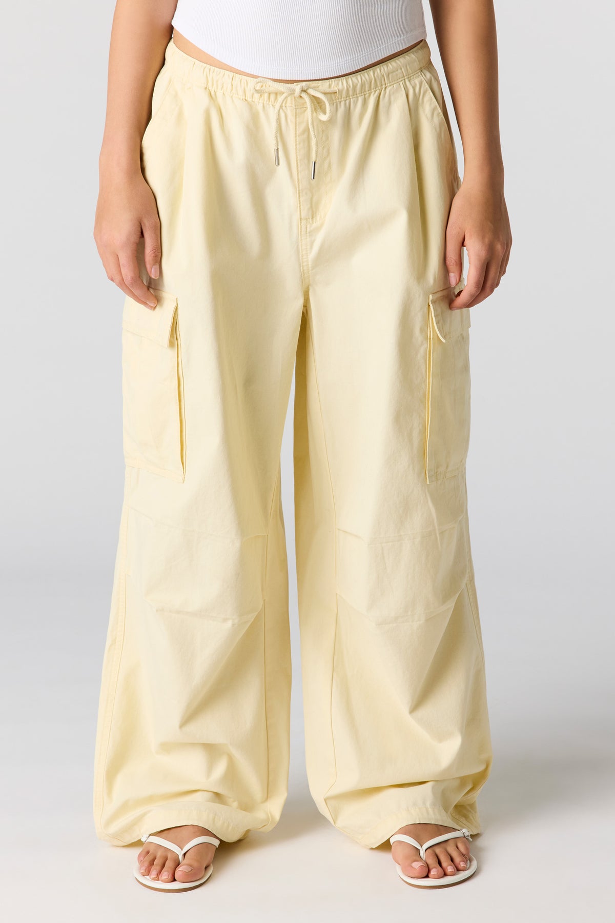 Alt View 2. Parachute Cargo Pant - Yellow