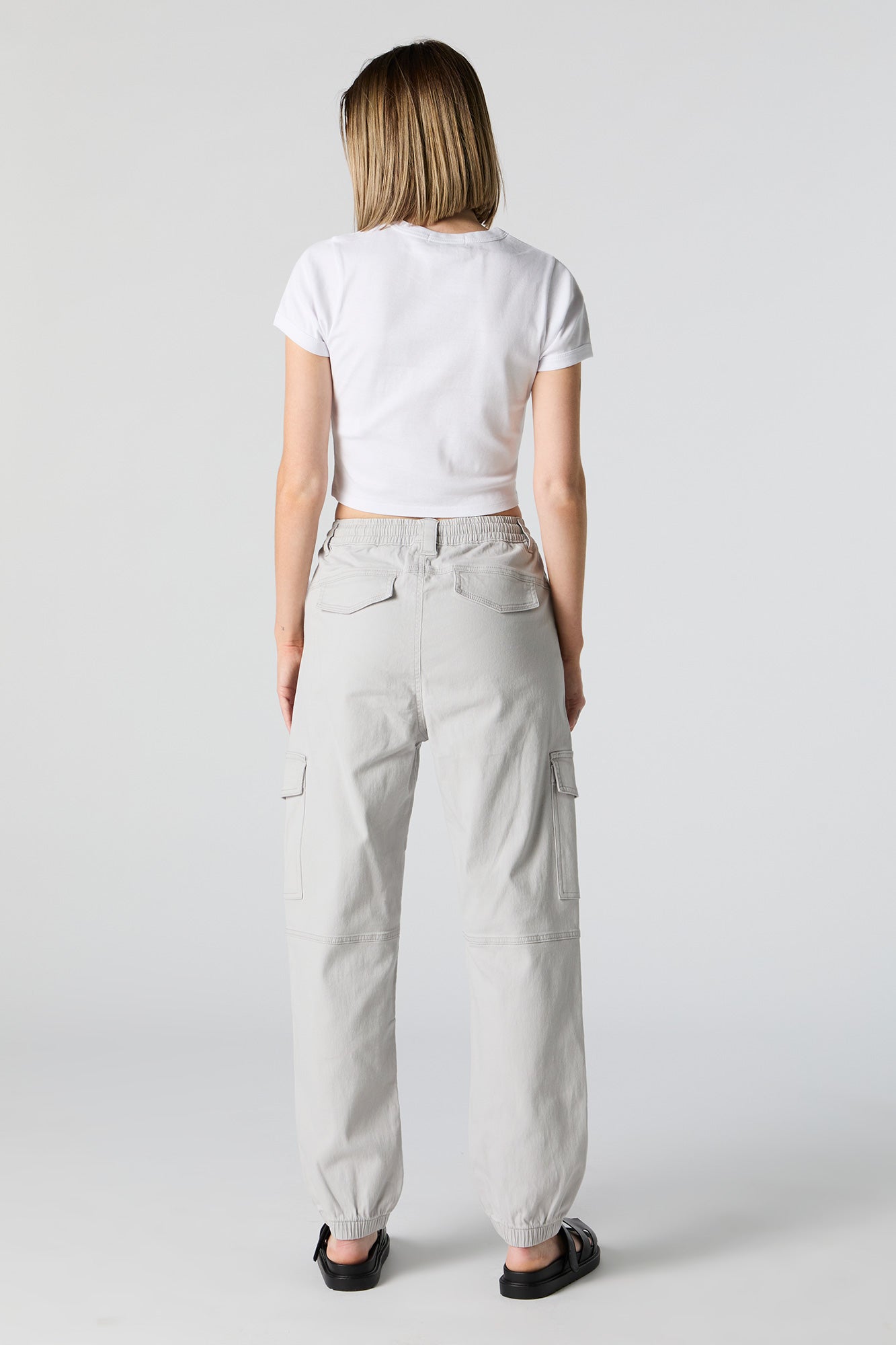 Drawstring Cargo Jogger with Belt Loops