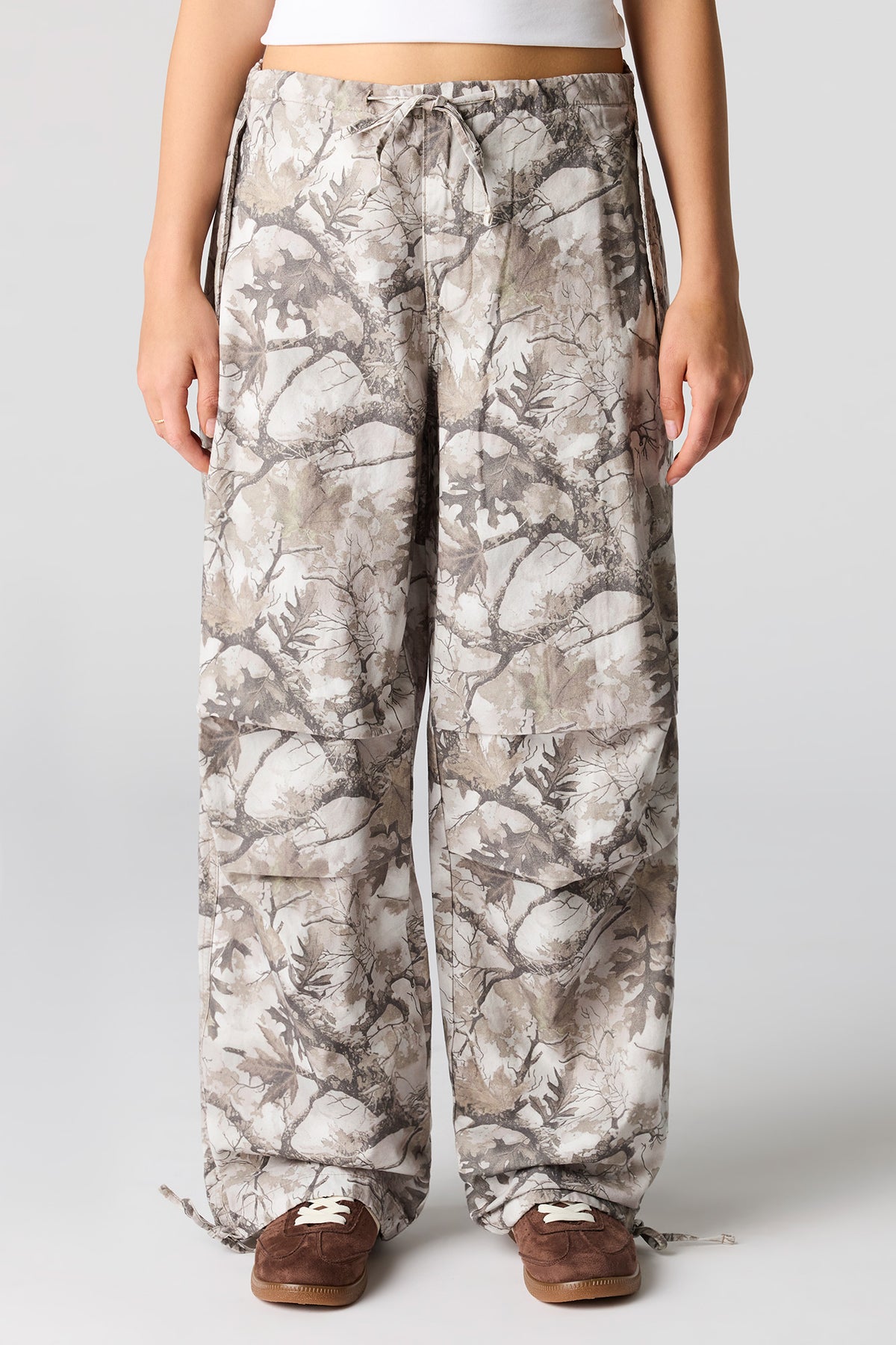 Alt View 2. Low Rise Parachute Pant - Camouflage