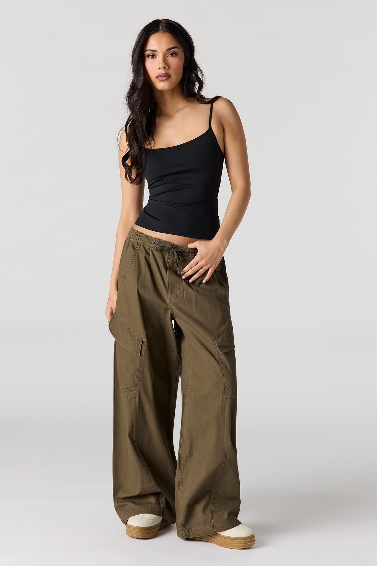 Baggy Cargo Pant - Dark Green