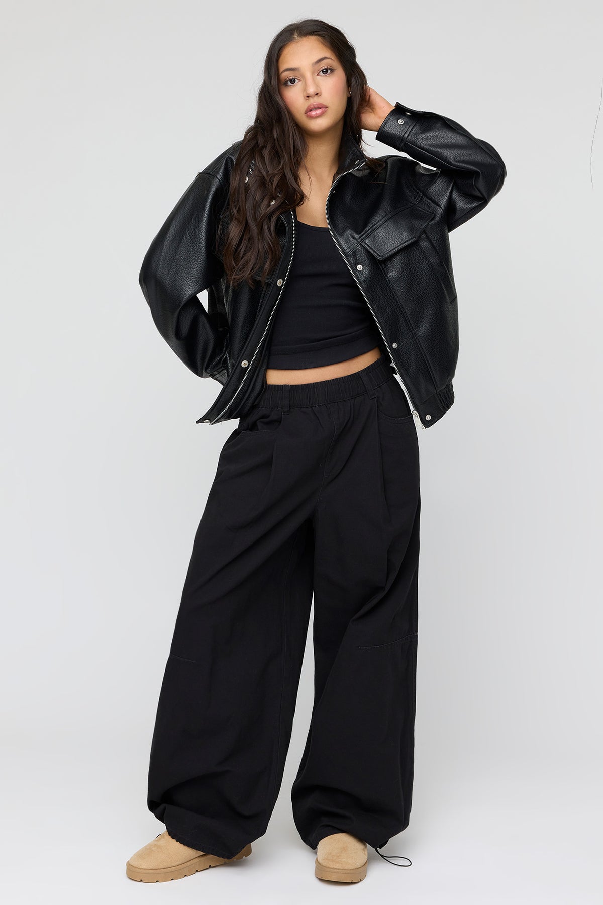 Pantalon à jambe ballon