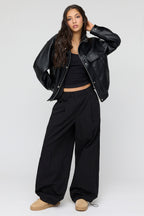 Pantalon à jambe ballon