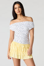 Ruffle Tiered Mini Skort