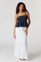Tiered Maxi Skirt
