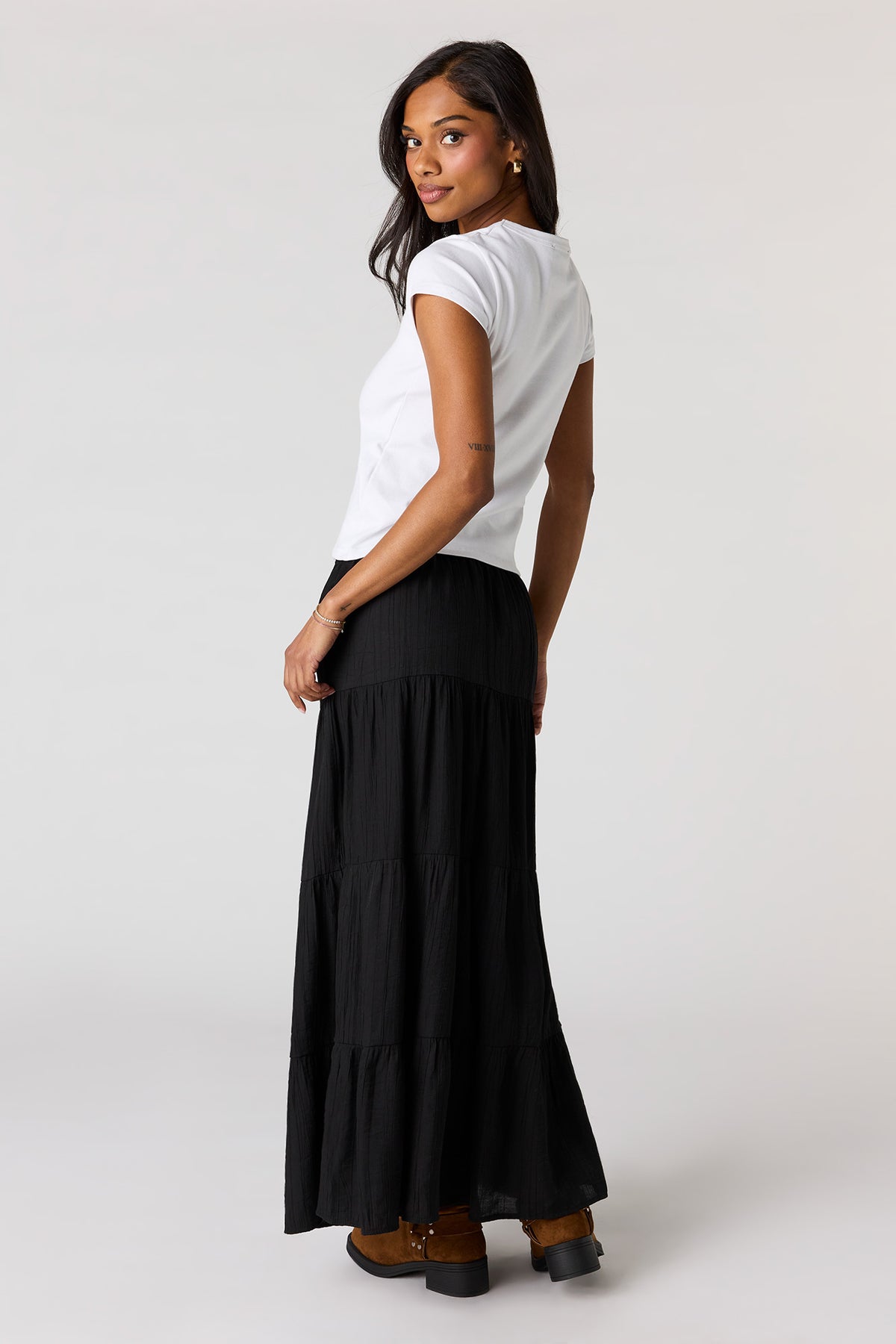 Vue alternative 2. Jupe maxi froisée