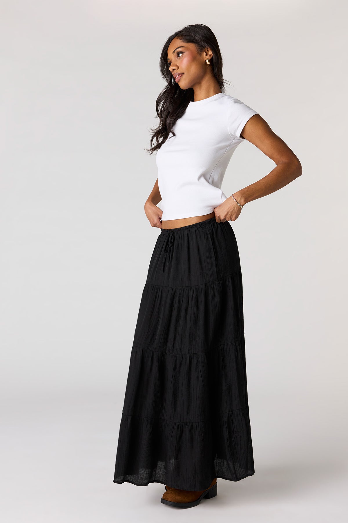 Vue alternative 3. Jupe maxi froisée