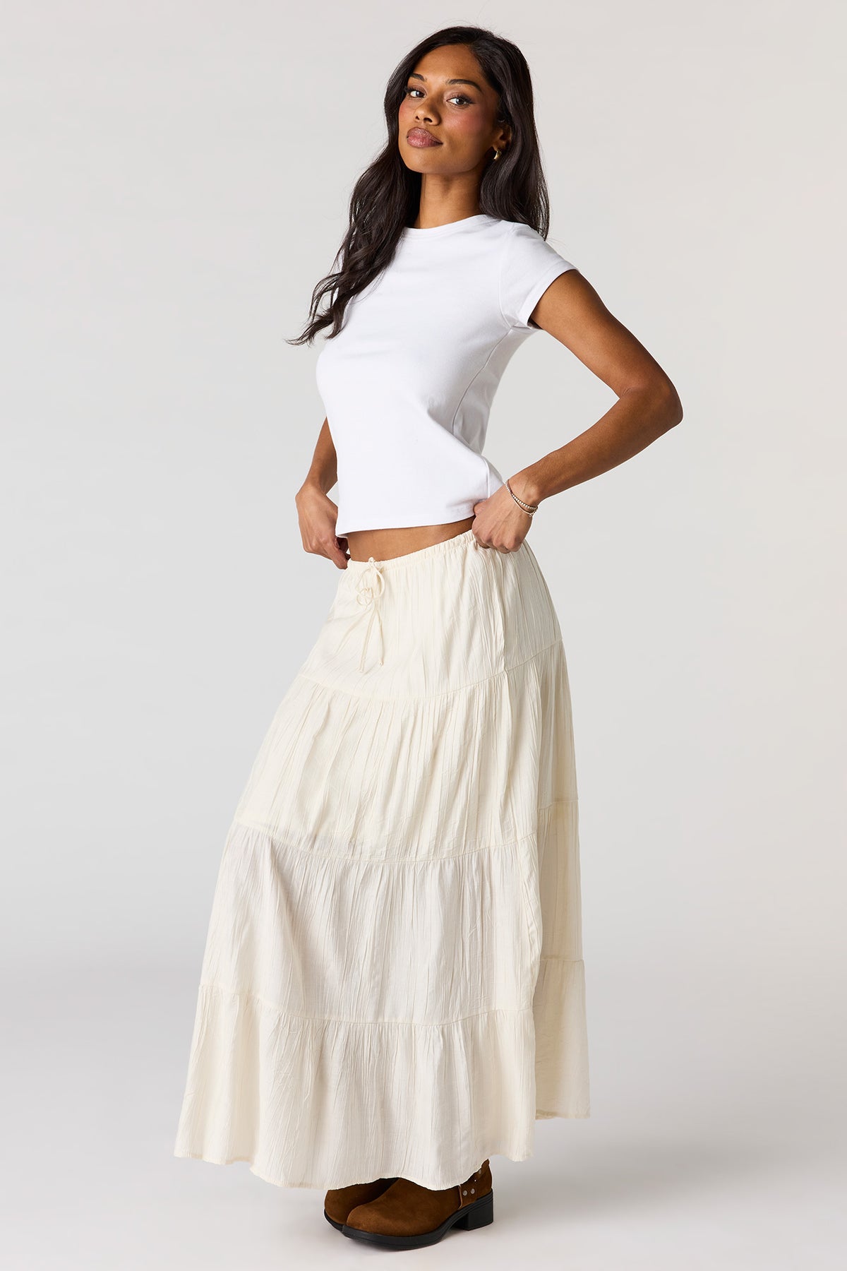Vue alternative 3. Jupe maxi froisée