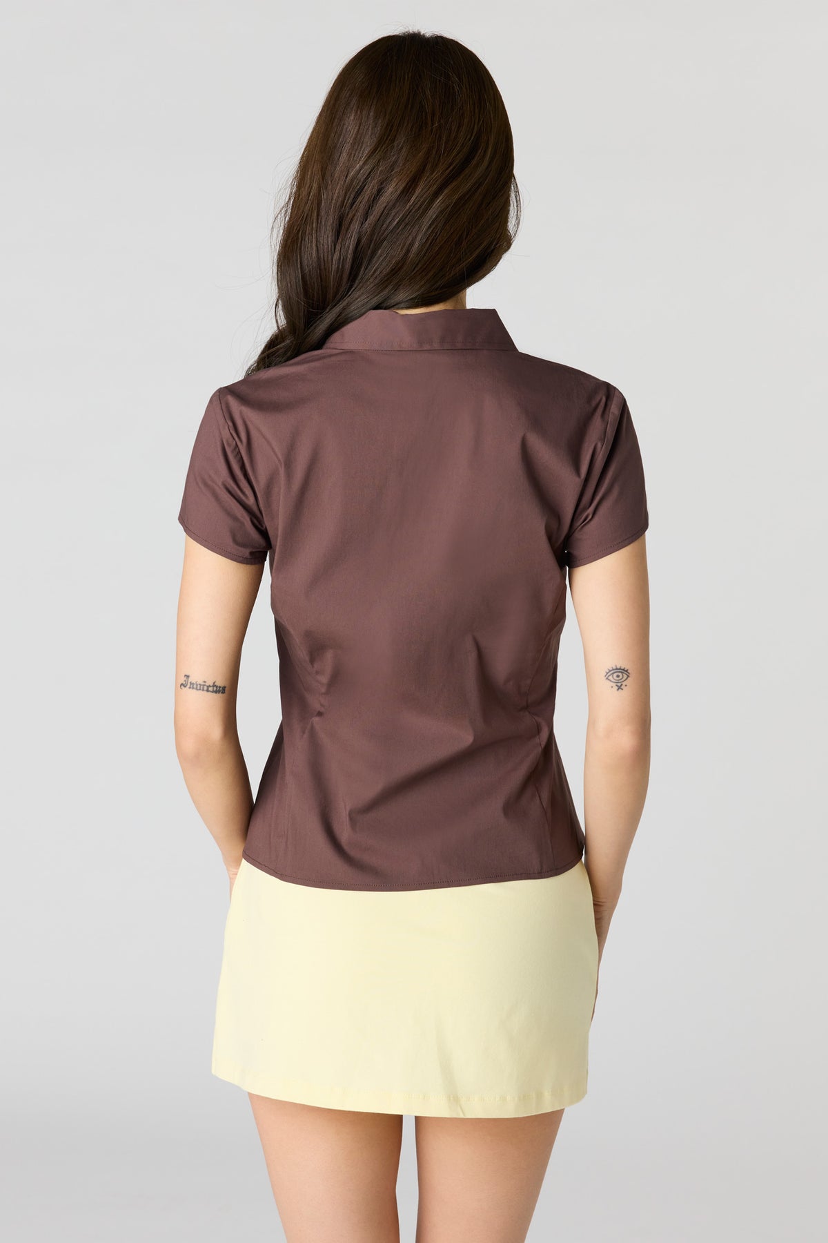 Vue alternative 2. Minijupe-short à taille coulissante