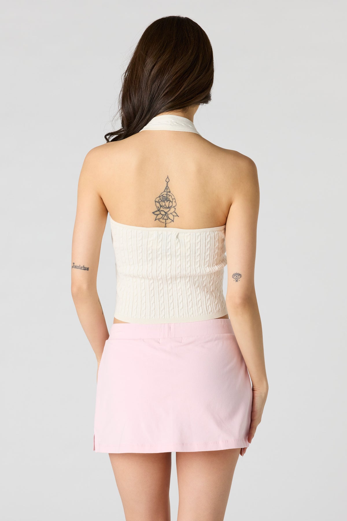 Vue alternative 2. Minijupe-short à taille coulissante