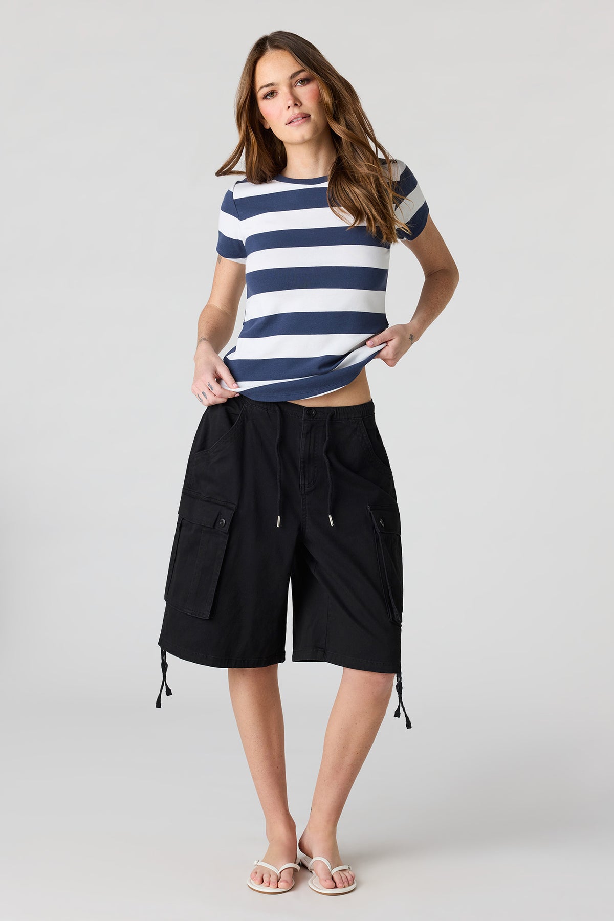 Bermuda Cargo Short - Black