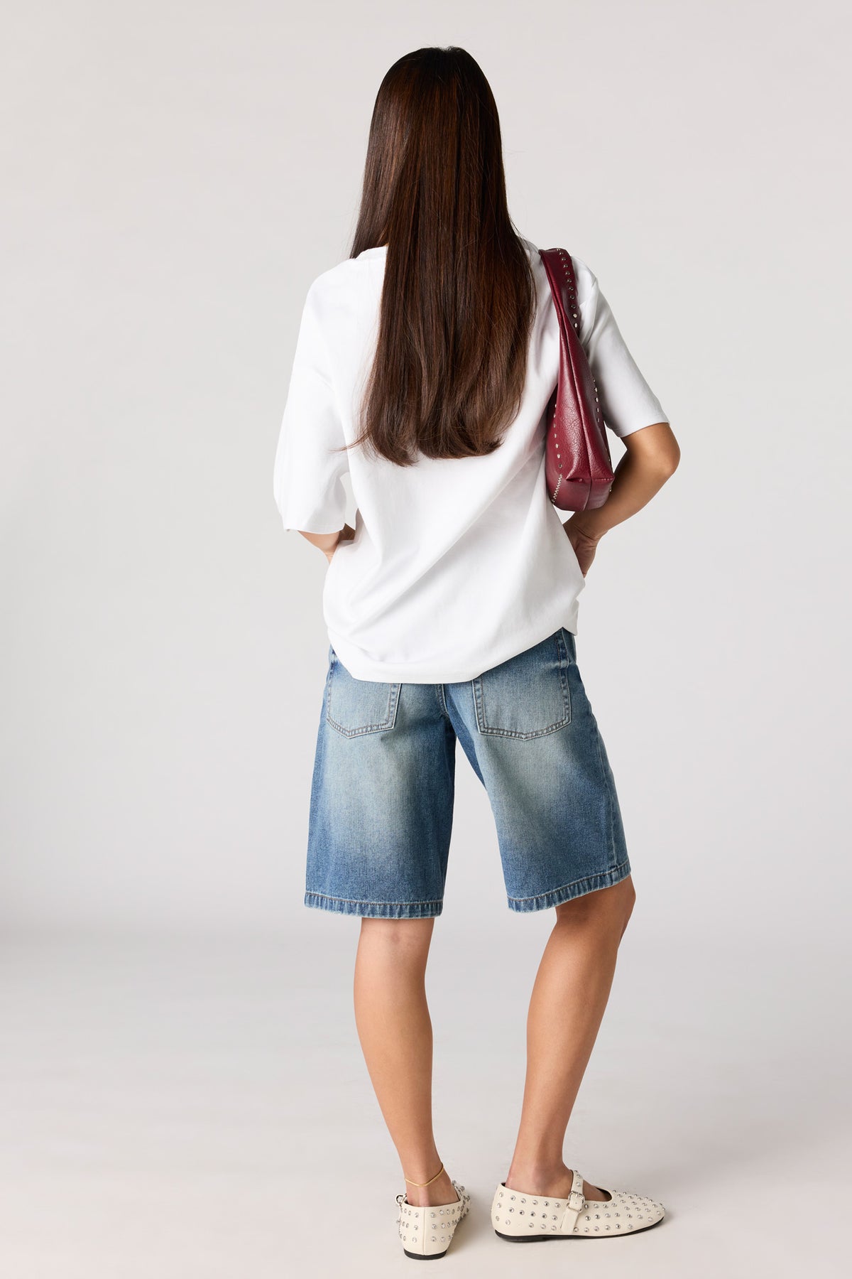 Vue alternative 3. Jort baggy foncé à taille basse