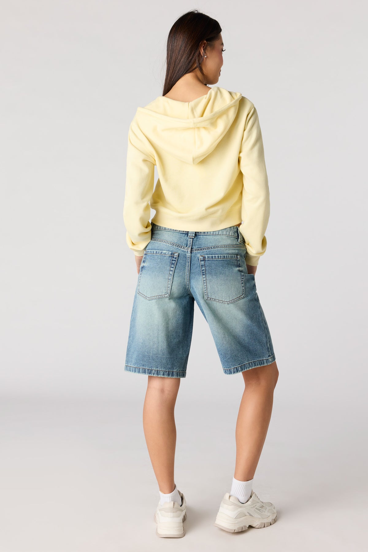 Vue alternative 3. Jort baggy délavé moyen vintage à taille basse