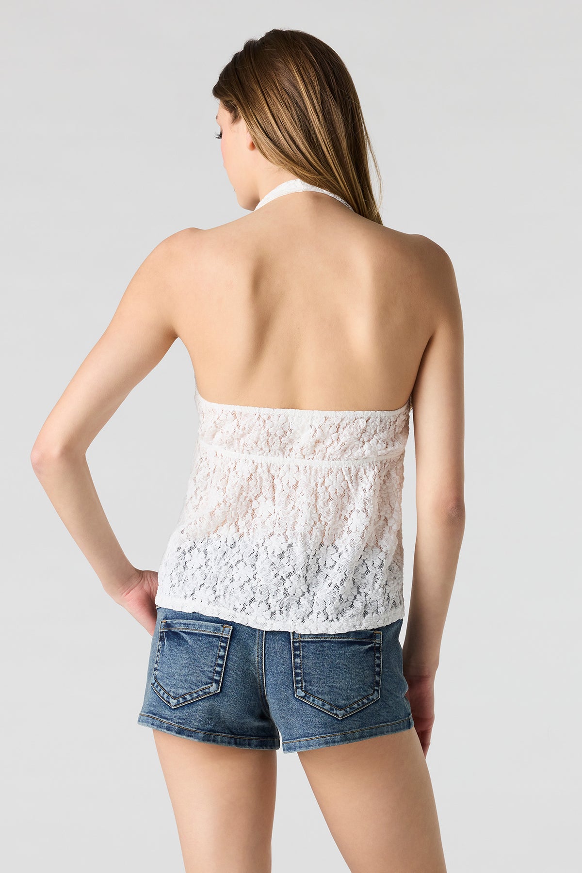 Alt View 2. Low Rise Micro Short - Midnight Blue