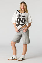Brooklyn Low Rise Baggy Grey Jort