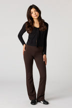 Wide Waist Flare Legging