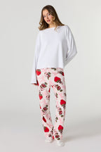 Pantalon de pyjama en peluche à imprimé Strawberry Shortcake