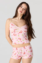 Strawberry Shortcake Pointelle Tank & Short Pajama Set