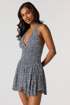 Smocked Halter Romper