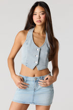 Denim Mini Skirt