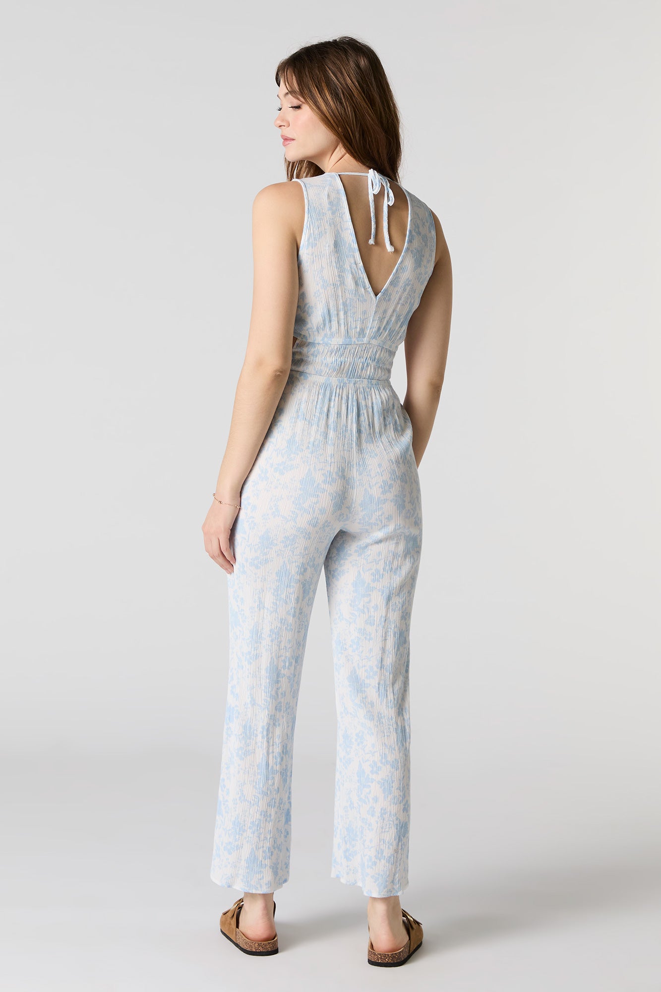 【美品】louren georgette wide overall georgette wide overall louren