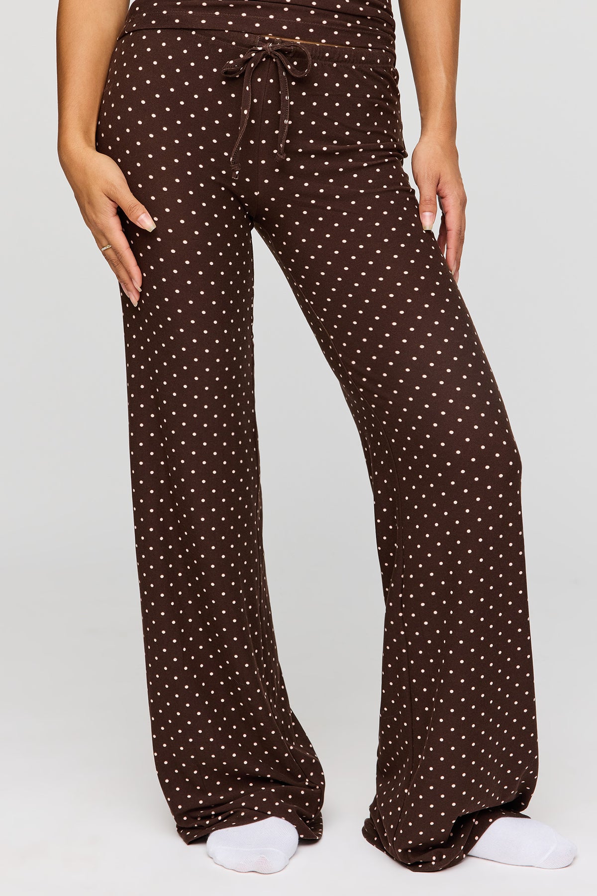 Alt View 3. Tank & Pant Pajama Set - Brown