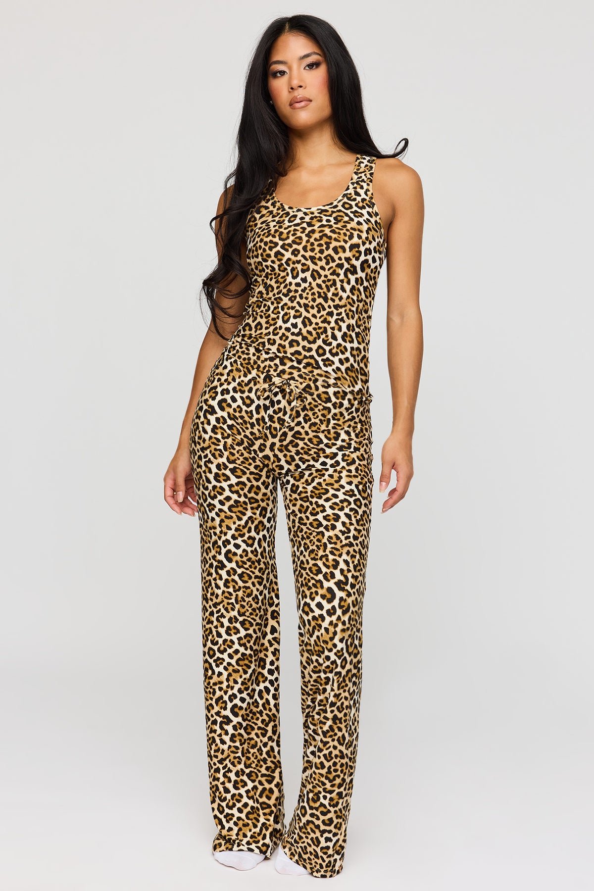 Tank & Pant Pajama Set - Leopard