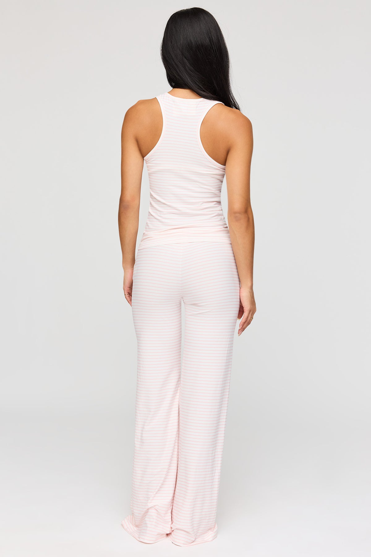 Alt View 4. Tank & Pant Pajama Set - Light Pink
