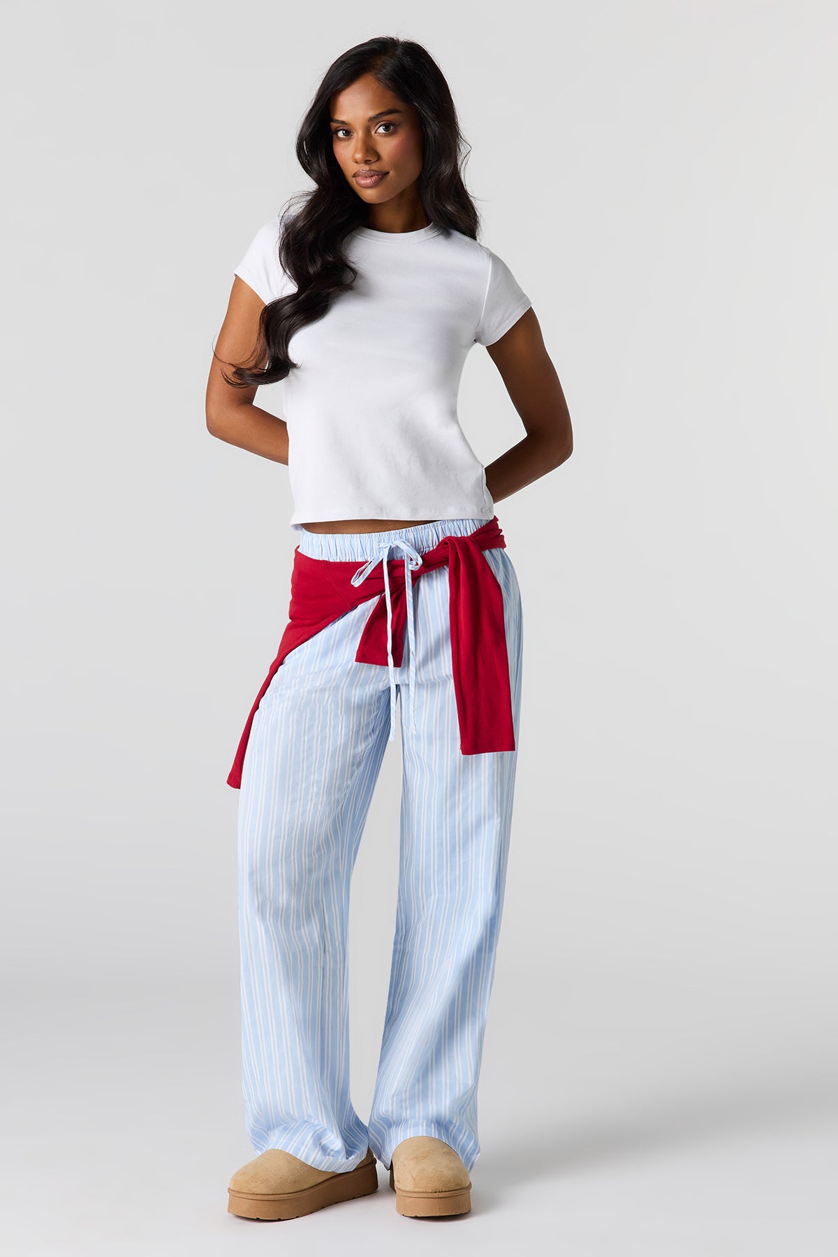 Vue alternative 4. Pantalon de pyjama à jambe large