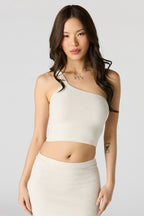 Camisole crochetée à épaule dégagée