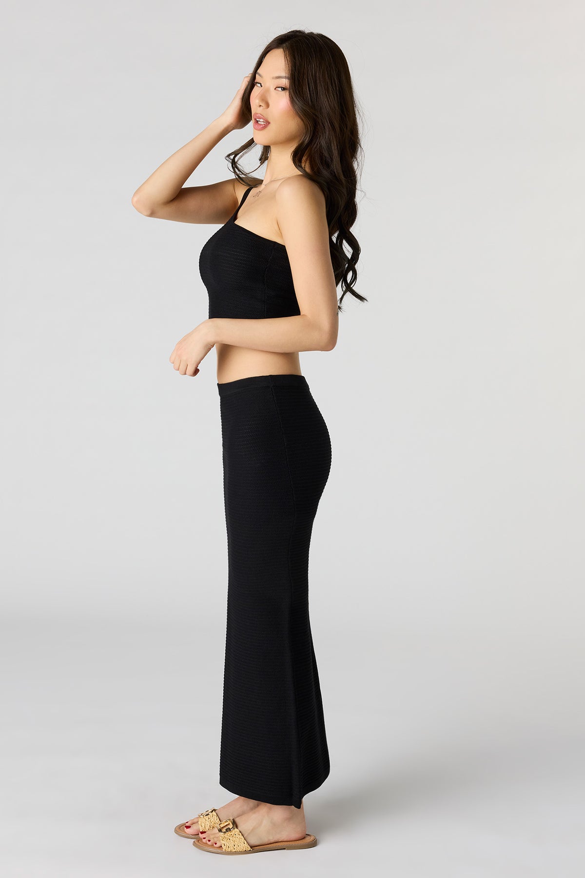 Vue alternative 2. Jupe maxi crochetée