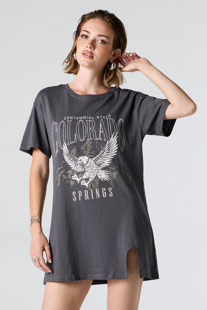 Colorado Springs Graphic T-Shirt Dress