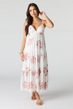 Robe-nuisette maxi fleurie