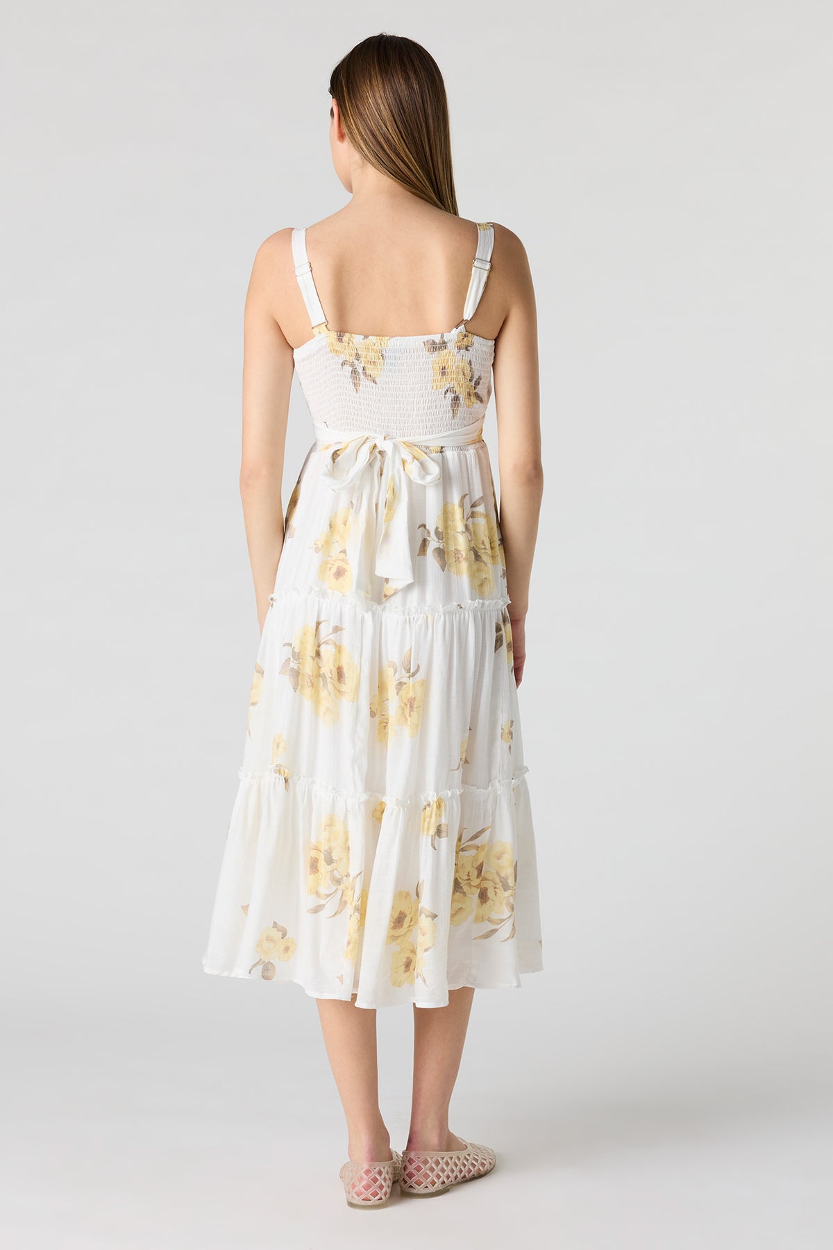 Vue alternative 3. Robe midi volantée avec attache