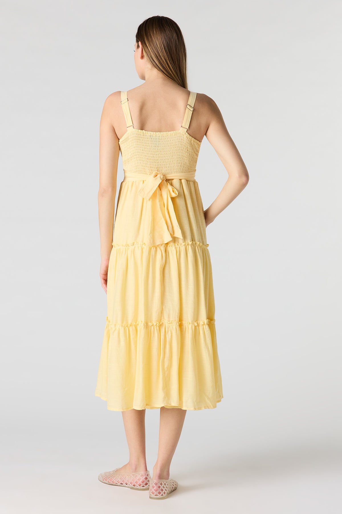 Vue alternative 3. Robe midi volantée avec attache