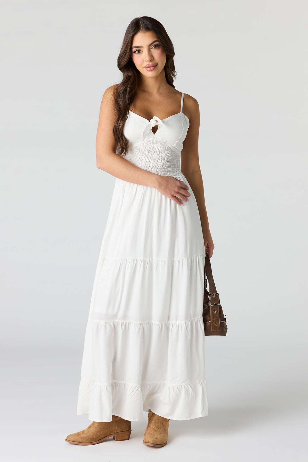 Vue alternative 4. Robe maxi volantée avec boucles