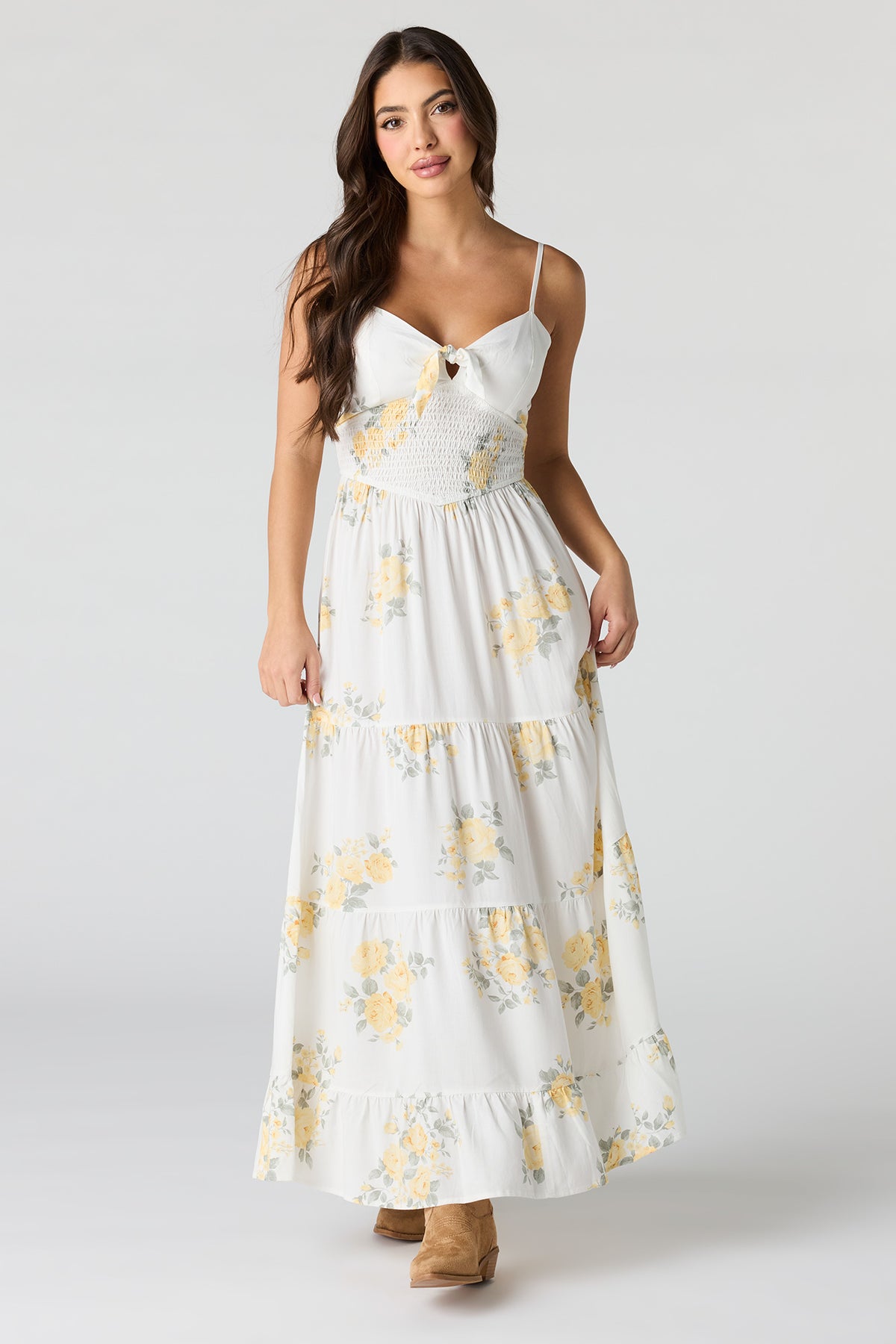 Vue alternative 3. Robe maxi volantée avec boucles