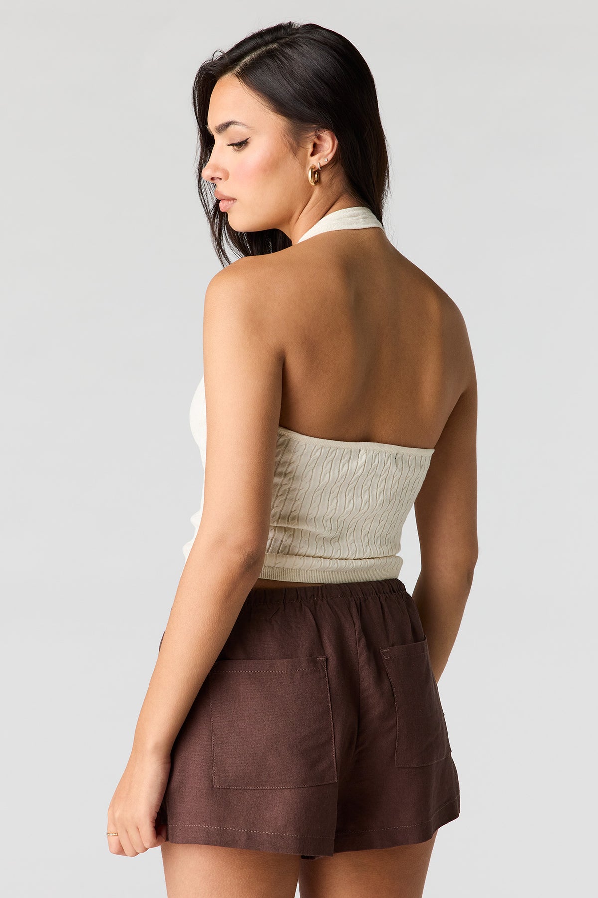 Vue alternative 2. Short en mélange de lin