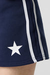 Alt View 3. Graphic Fleece Skort - Navy