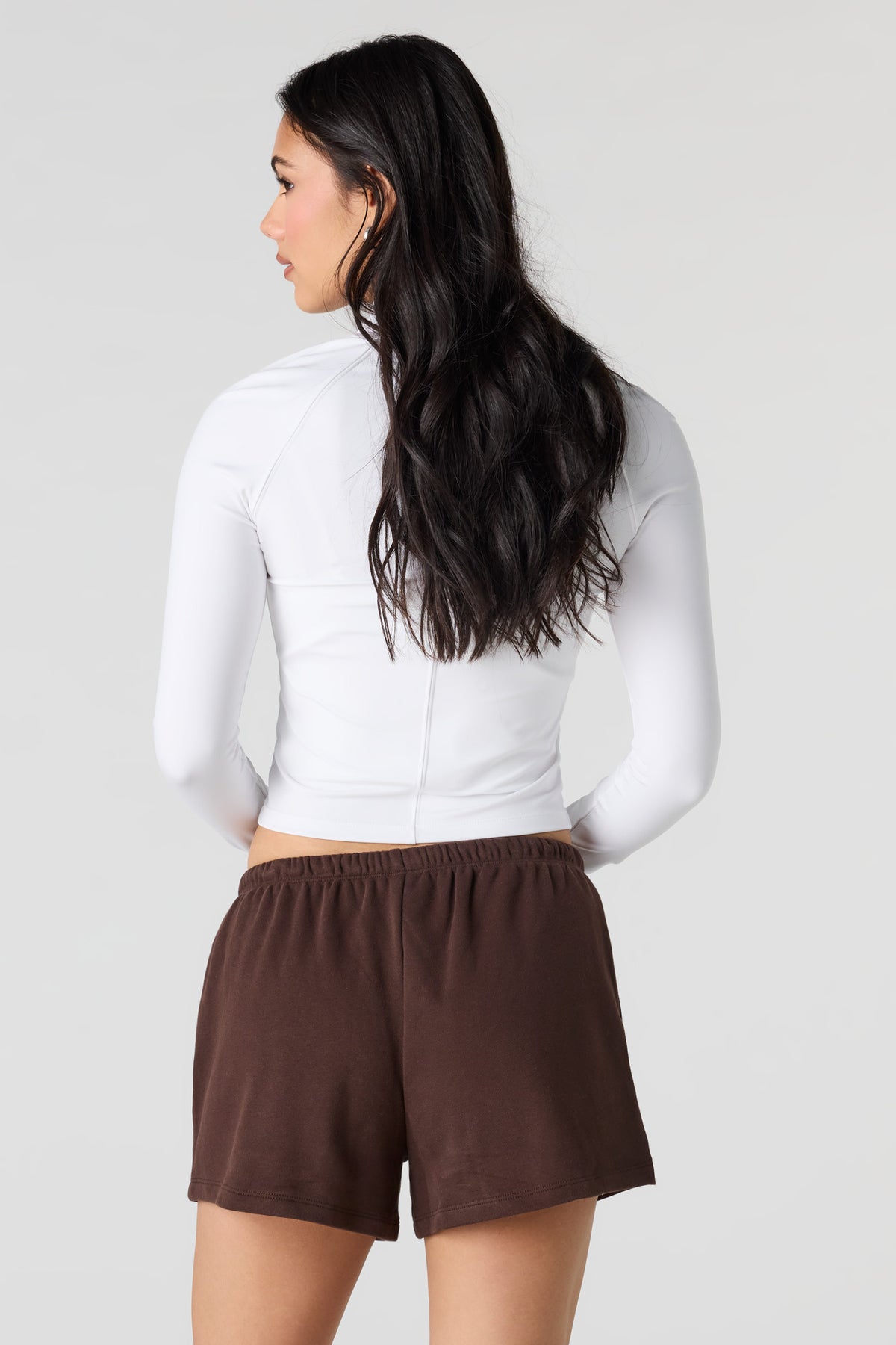Vue alternative 2. Shortie en molleton ratine de luxe
