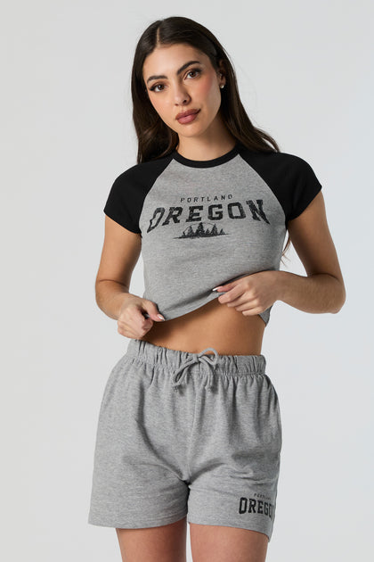 Oregon Graphic Fleece Short