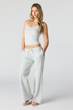 Ribbed Wide Leg Pant