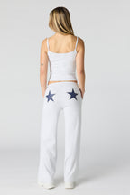 Ribbed Wide Leg Pant